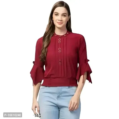 Thrifty Thread Women's Regular Fit Cotton Round Neck Top