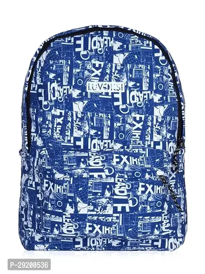 Luvoksi Abstract Women Casual Backpack Blue-thumb0