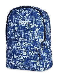 Luvoksi Abstract Women Casual Backpack Blue-thumb1