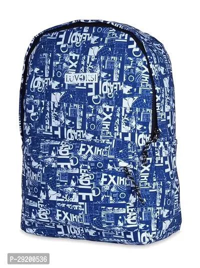 Luvoksi Abstract Women Casual Backpack Blue-thumb2