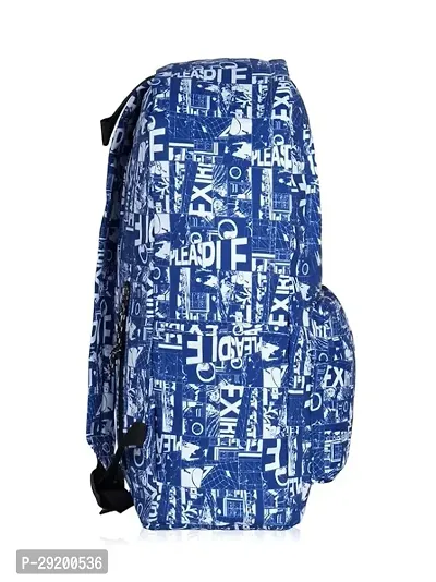 Luvoksi Abstract Women Casual Backpack Blue-thumb3