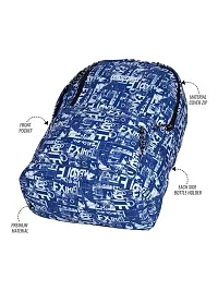 Luvoksi Abstract Women Casual Backpack Blue-thumb3