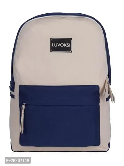 Luvoksi Stripley Women Casual Backpack Blue