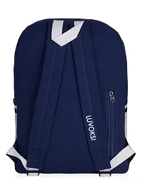 Luvoksi Stripley Women Casual Backpack Blue-thumb3