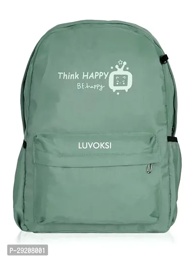 Luvoksi Think Happy Women Casual Backpack Green-thumb0