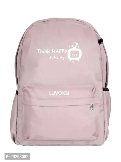 Luvoksi Think Happy Women Casual Backpack Pink