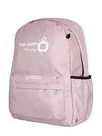 Luvoksi Think Happy Women Casual Backpack Pink-thumb1