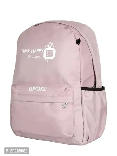 Luvoksi Think Happy Women Casual Backpack Pink-thumb2