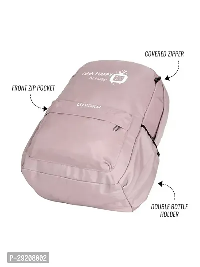 Luvoksi Think Happy Women Casual Backpack Pink-thumb5