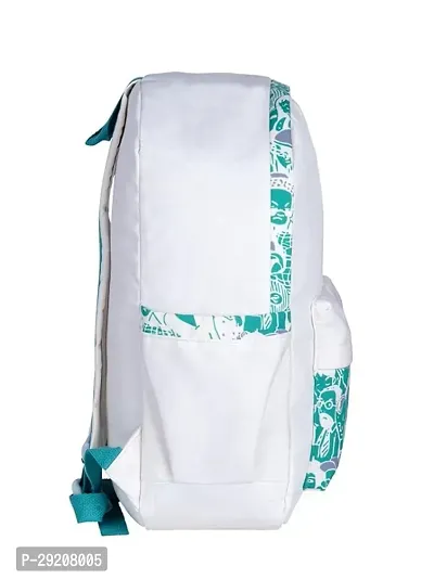 Luvoksi Grafilty Women Casual Backpack Green  White-thumb2