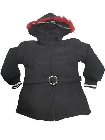 Stylish Black Cotton Jackets For Girl