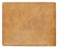 LOREM Mens Designer Foam Leather Wallet (Orange)-PE-WL11-thumb2
