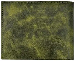 LOREM Mens Leather Wallet (Green)-PE-WL18-thumb4