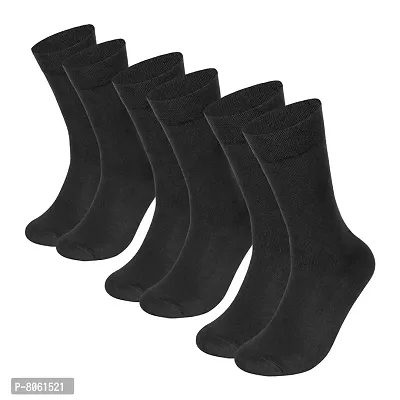 Women  Girls Ultra-Thin Transparent Nylon Ankle Length Summer Black Socks Set of 3 pairs-thumb0
