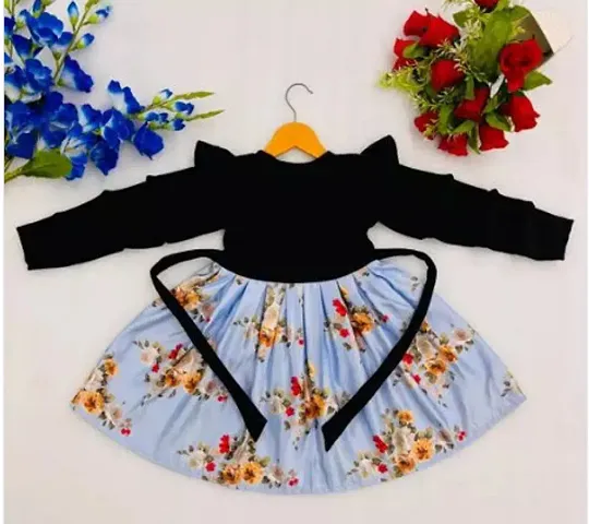 Stylish Floral Baby Girls Frocks/Dress