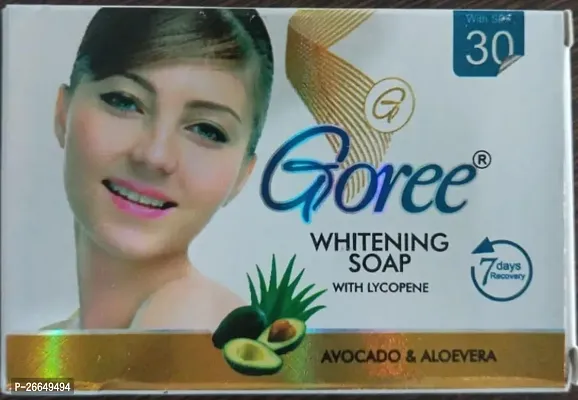 Goree Body Soap Bar With Lycopene Avocado  Aloevera - MADE IN INDIA-Vitamin B3 provides cellular energy for skin enhance skins renewals process.-thumb3