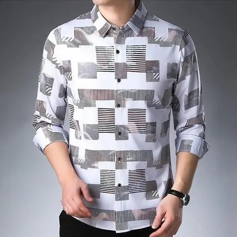 Must Have Polyester Blend Long Sleeves Casual Shirt 