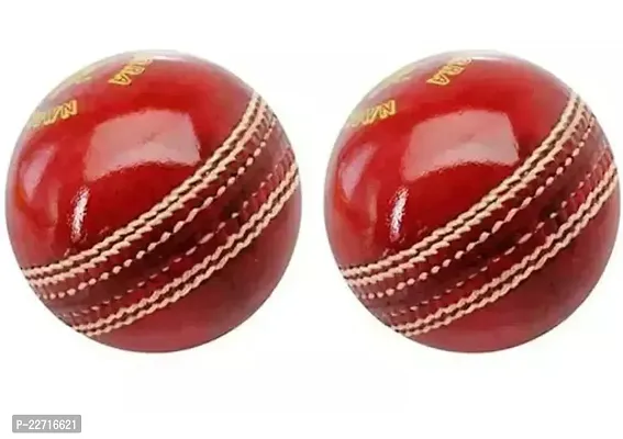 Red Leather Ball 2 Pices