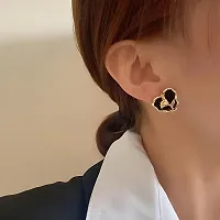 Heart Flower Earrings for Women  Girls-thumb1