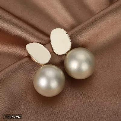 Fashion Big Pearl Drop Earrings-thumb2