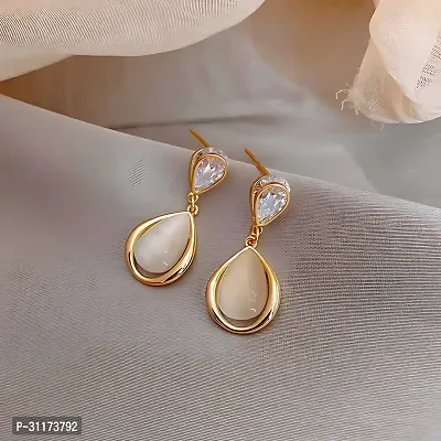 Pearl Drop Gold Earrings for Women  Girls