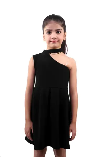 Shoryam Fashion Girls Midi/Knee Length Party Dress (Malticolour, Sleeveless)