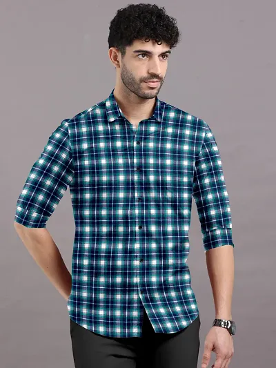 Trendy Stylish Checked Formal Shirt for Men