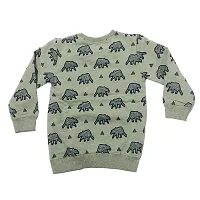 QAMASH Boy's Trending Fleece Sweater Grey-thumb1