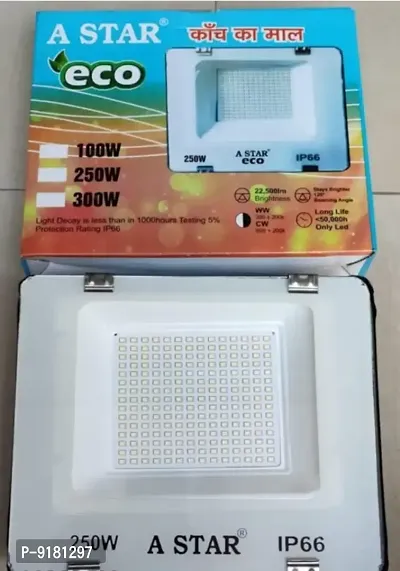 250 Watt LED Flood Outdoor Light Cool White Waterproof-(Pack of 1) Flood Light Outdoor Lamp (White)Outdoor Lights-thumb0