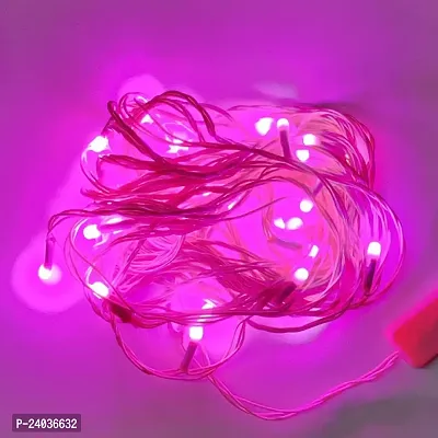 12meter 5mm 40LED Pixel Pink LED String/Rice Ladi Jhalar-thumb0