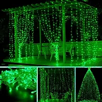 12Meter 40 LED Green Decorative Pixel LED String/Rice Light 33 Feet Single Color Diwali Still LED Ladi-thumb1