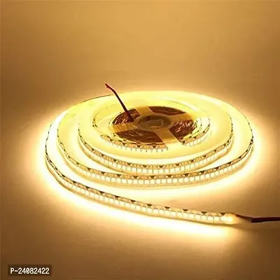5 Meter 2835 Warm White 240 LED Strip Light with 12 Volts 5 Ampere SMPS for Festive and Home Decoration-thumb0