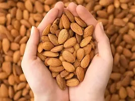 Sweet and Crispy California Almonds, A+ Grade Badaam Giri (250grm)-thumb1