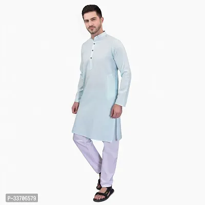 Stylish Cotton Kurta Set for Men-thumb3