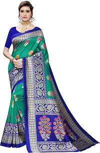 Stylish Multicoloured Art Silk Saree With Blouse Piece For Women Pack Of 2-thumb4