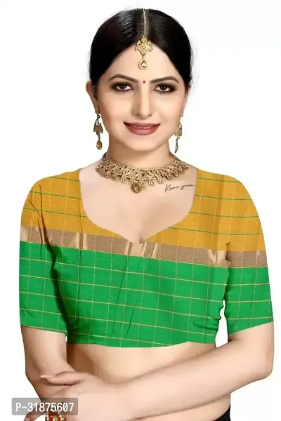 Stylish Multicoloured Art Silk Saree With Blouse Piece For Women-thumb4