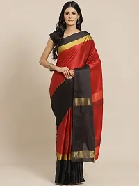 Stylish Multicoloured Art Silk Printed Saree With Blouse Piece For Women-thumb2