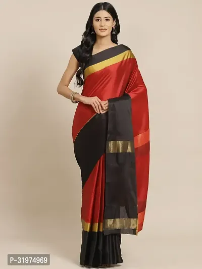 Stylish Multicoloured Art Silk Printed Saree With Blouse Piece For Women-thumb3