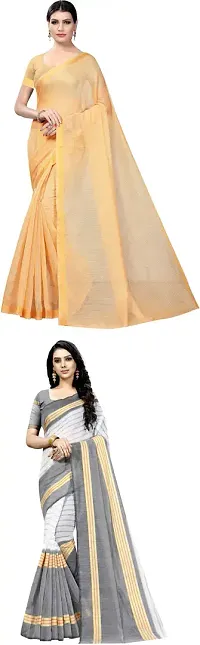 Attractive Art Silk Saree with Blouse piece 