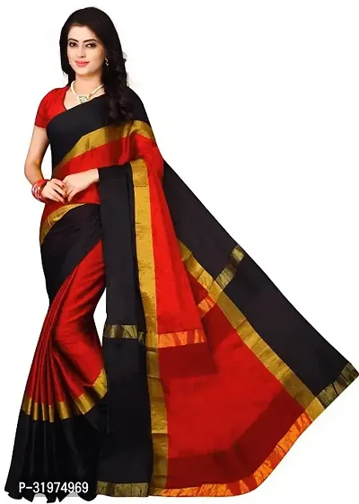 Stylish Multicoloured Art Silk Printed Saree With Blouse Piece For Women-thumb0