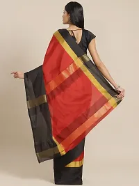 Stylish Multicoloured Art Silk Printed Saree With Blouse Piece For Women-thumb1