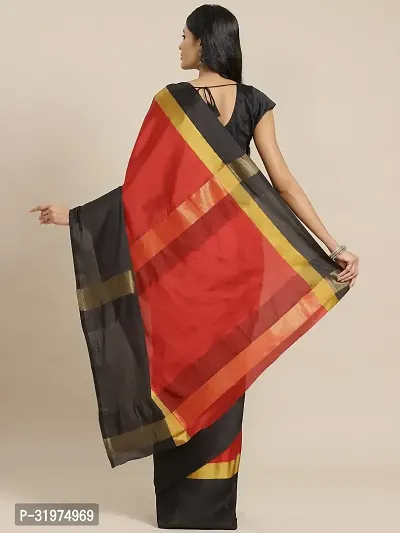 Stylish Multicoloured Art Silk Printed Saree With Blouse Piece For Women-thumb2