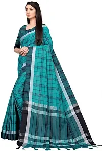 Stylish Multicoloured Art Silk Saree With Blouse Piece For Women-thumb1