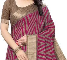 Stylish Multicoloured Cotton Silk Saree With Blouse Piece For Women-thumb4