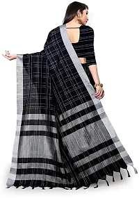 Stylish Black Art Silk Saree With Blouse Piece For Women-thumb2