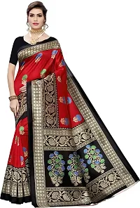 Stylish Multicoloured Cotton Silk Saree With Blouse Piece For Women Pack Of 3-thumb4