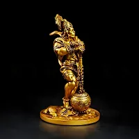 Resin Hanuman Ji Murti Divine Bahubali Hanuman Idol (4 Inch Length)-thumb3