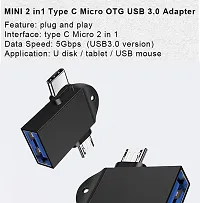 zofia USB Type C, Micro USB OTG Adapter  (Pack of 1)-thumb2