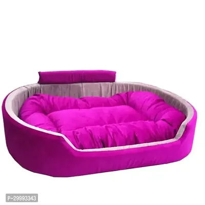 Furry Smile Luxury Soft Ethinic Beds Sofas  Chair With Pocket Haddi multicoloured  For Dog And Cat