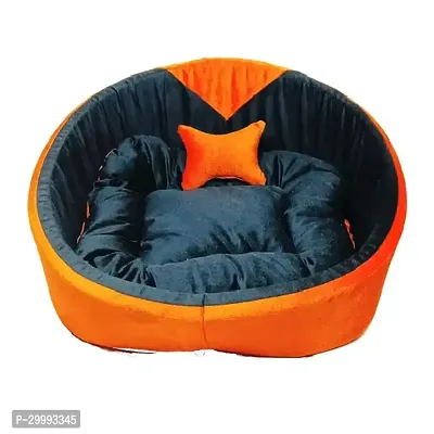 Furry Smile Luxury Soft Ethinic Beds Sofas  Chair With Pocket Haddi multicoloured  For Dog And Cat-thumb0